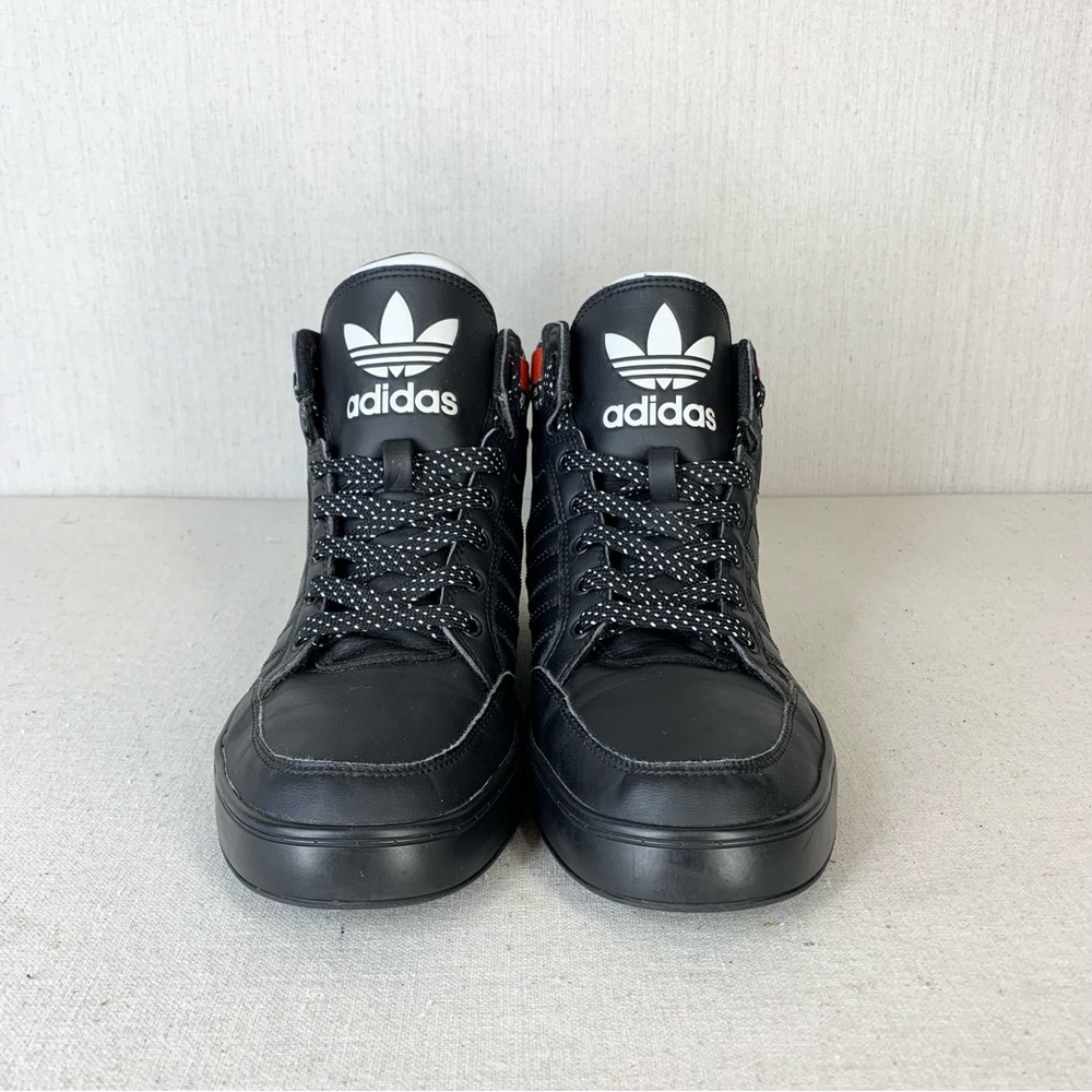 Adidas~Men’s Originals Hardcourt Hi Black Active Red, Blue Athletic Shoes~Sz‎ 8 - Picture 5 of 14